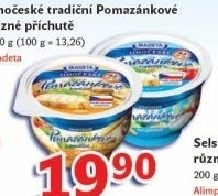 Tradiční pomazánkové Jihočeské ochucené Madeta