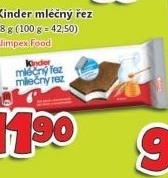 Řez mléčný Kinder