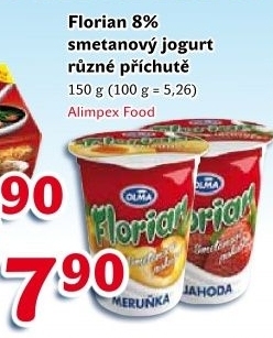 Jogurt smetanové pokušení Florian Olma