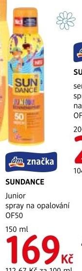 Sprej na opalování Junior OF 50 Sundance