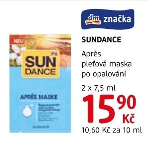 Pleťová maska po opalování Aprés Sundance