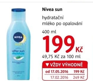 Mléko hydratační po opalování Sun Nivea