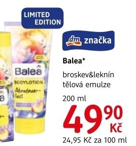 Emulze tělová Balea