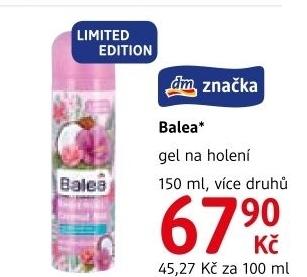 Gel na holení dámský Balea