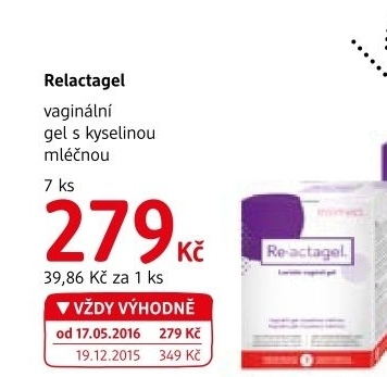 Vaginální gel Intimed Relactagel