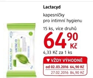 Ubrousky pro intimní hygienu Lactacyd Pharma