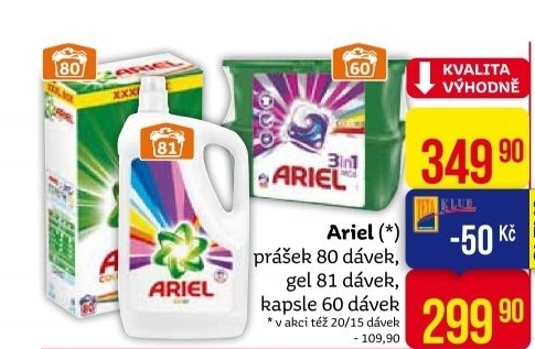 Prací prášek Ariel