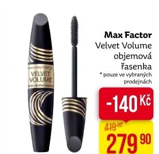 Řasenka Velvet Volume Max Factor