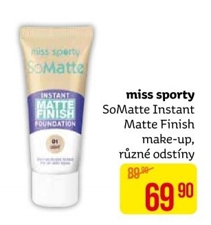 Make up So Matte Instant Matte Finish Miss Sporty