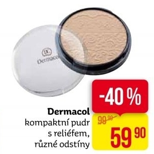 Pudr s reliéfem krajky Dermacol