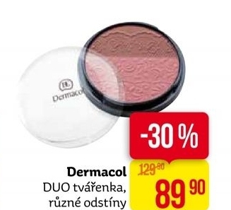 Tvářenka s reliéfem krajky Duo Blusher Dermacol