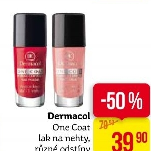 Lak na nehty One Coat Dermacol