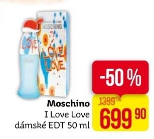 Toaletní voda dámská I love love Moschino