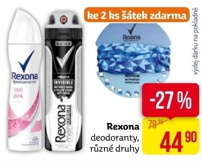 Deodoranty Rexona