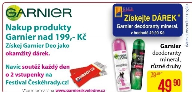 Deodoranty Garnier