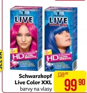 Barva na vlasy Live Color XXL Schwarzkopf
