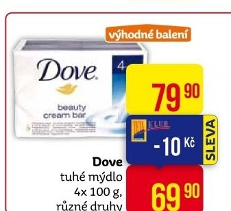 Tuhé mýdlo krémovéDove