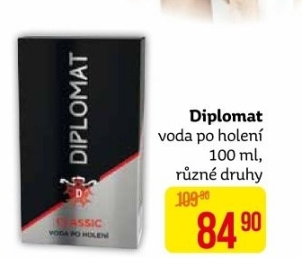 Voda po holení Diplomat