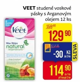 Pásky depilační Veet