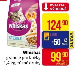 Granule pro kočky Whiskas