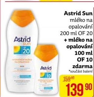 Balíček na opalování Astrid Sun