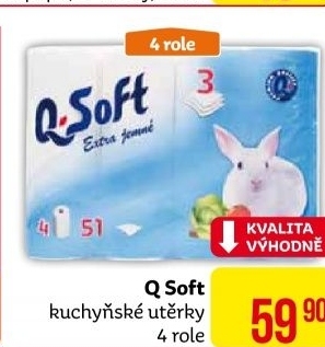 Utěrky kuchyňské Q Soft