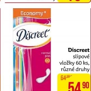 Vložky dámské slipové Discreet