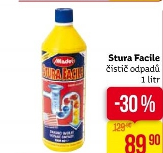 Čistič odpadů Stura Facile Madel