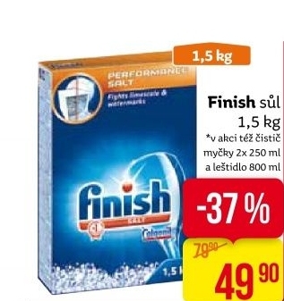 Sůl do myčky Finish