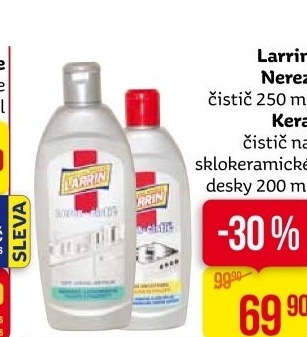 Čistič na nerez Larrin