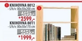 Knihovna 8012 lak