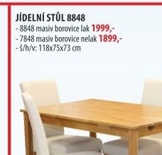 Jídelní stůl 8848 lak