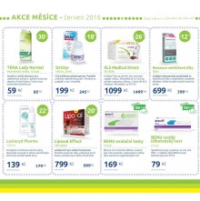 akční leták BENU Lékárna 1.6.2016-30.6.2016