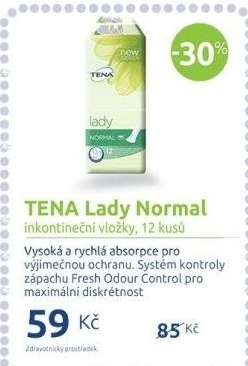 Vložky dámské inkontinenční Tena