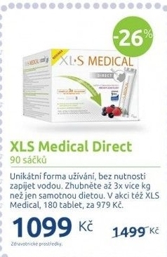 Doplněk stravy na hubnutí XL S Medical Direct