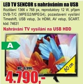 BTV LCD SENCOR SLE 3214M4