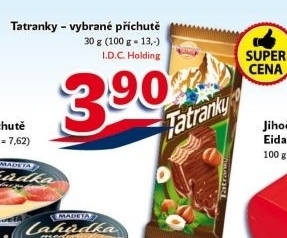 Celomáčené Tatranky Sedita