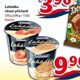 Dezert lahůdka Madeta