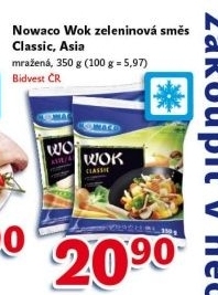 Zeleninová směs mražená Wok Nowaco
