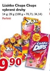 Lízátko Chupa Chups