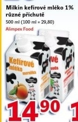 Kefírové mléko ochucené Milkin