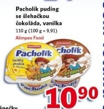Dezert pudink se šlehačkou Pacholík Ehrmann