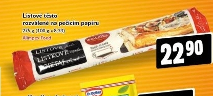 Těsto listové Wewalka
