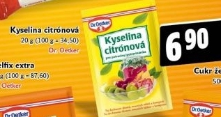 Kyselina citronová Dr. Oetker