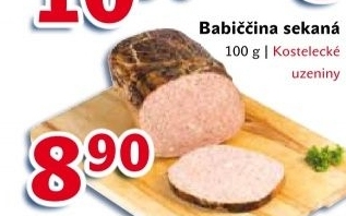 Sekaná babiččina Kostelecké uzeniny