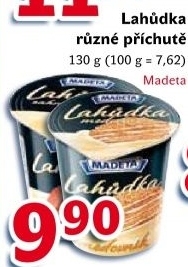Dezert lahůdka Madeta