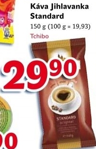 Mletá káva Standard Jihlavanka