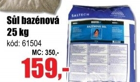 Sůl bazénová 25 kg