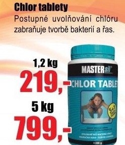 Ms Chlor tablety 5+1 zdarma, 1,2 kg