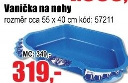 Vanička na nohy - Yettiho stopa